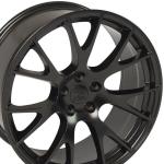 Challenger Charger Magnum 300 Replica Rim DG15 Hellcat Satin Blk 20x10 2528