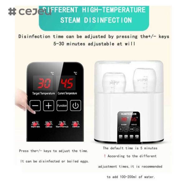 CJ-DQ-N20 Good Quality Multi Functional Low Noise Formula Dispenser Mixer Household Formula Dispenser Baby Bottle Warmer Feeding Bottle