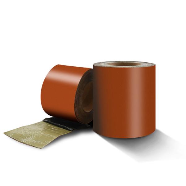 Aluminium Butyl Rubber With Grey Color Adhesive Tape For Construction Surface