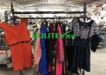 High Grade Used Winter Clothes Polyester / Cotton Material Ladies Dresses For