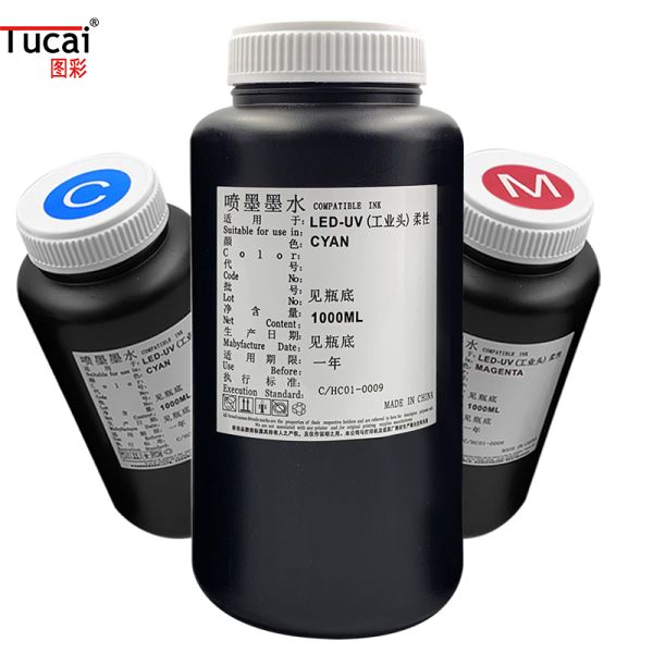 Low Smell Soft UV Printer Ink Strong Adhesion Ink Jet Ink For Konica Industrial Printhe