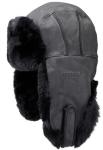 Black / Khaki Mink Fur Wool Winter Hat For Keeping Warm / Protecting Head