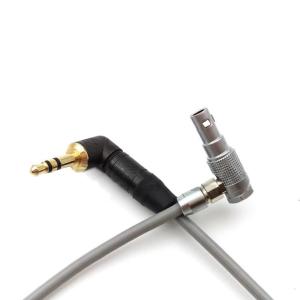Wholesale Gray Color Arri Alexa Mini Audio Cable , 5 Pin Lemo To 3.5 Mm For Camera from china suppliers