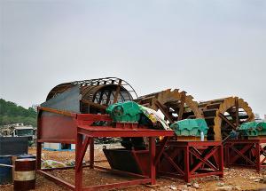 Wholesale Road Constuction Sand Washing Plant High Efficiency Mobile Waterwheel Type from china suppliers