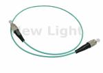 OM3 50 / 125 Simplex Optical Fiber Patch Cord 0.5 Meter FC FC Fiber Optic Cable