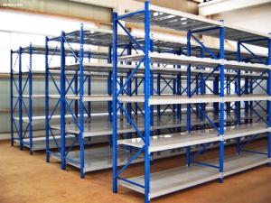 Wholesale 4000mm Height Long Span Heavy Duty Pallet Racking With Powder Coat Paint Finish from china suppliers