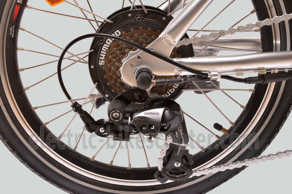 350 Watt Lightweight Fold Up Electric Bike 36V 15A Controller