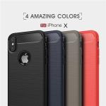 Best Buy New Ultra Slim Brush Carbon Fiber Soft TPU Phone Case Back Cover For