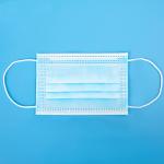 Blue Meltblown Cloth Children'S Disposable Face Masks Standard Earloop Face Mask