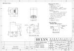 RJ11 Modular Jack,Shielded, DIP，Miniature RJ11 connector H12.7mm Molex 95503