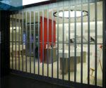 3m Height 2.5mm Foldable Glass Doors For Shopping Malls