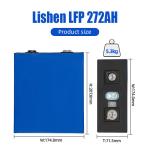 Lishen 272Ah 202Ah 3.2V LiFePO4 LFP Prismatic Cells