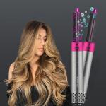 ABS 6 In 1 Detachable Hair Dryer Styler One Step For Straightening Curling