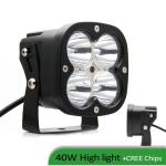 China Factory Auto Led Workligh 40W Off Road Led Driving Work Light For Trucks