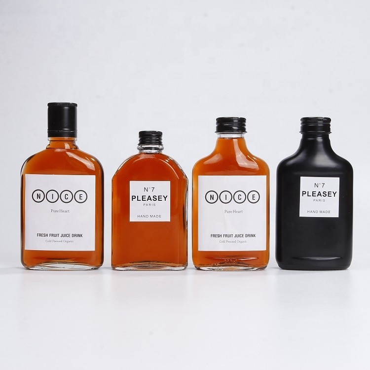 Food Grade Classic Cold Brew Coffee Glass Bottles With Colour Spray