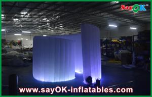 Wholesale Advertising Booth Displays Blue Inflatable Advertising Led Spiral Party Event Photo Booth Green Colourful Tent from china suppliers