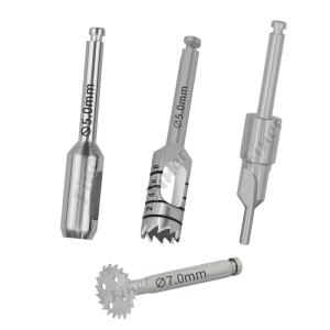 Wholesale Soft Tissue Cutter Depth Marked Trephine Drill Cutting Dental Implant Surgical Drill from china suppliers