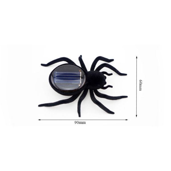Customized Solar Powered Spider Fun Student Plastic Insect Toys
