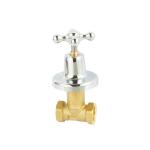 Zinc Alloy Handle Brass Stop Valve Chrome Concealed Stop Valve anti leakage
