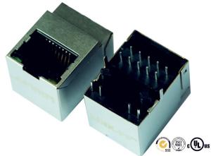 Wholesale Vertical RJ45 Jack Network Cammeras , 180° Degree RJ45 Female Jack 1840420-1 from china suppliers