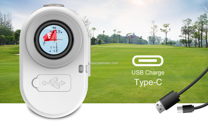Kaemeasu Rechargeable Mini Laser Rangefinder With Magnetic Adsorption MA1200