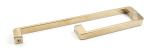 SS 304 Glass Door Pull Handle for Wooden Doors ISO9001 Certified and Workshop