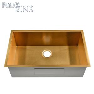 Wholesale 18 Gauge Flush In PVD Stainless Steel Sink Square Valve Drainer from china suppliers