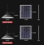Pendant Smart Solar Powered Led Ceiling Lights With LiFePO Battery up to 13hr