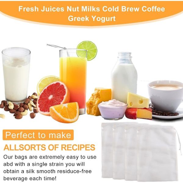 Nylon Filter Cloth 100 mesh / In 150 Micron Gauge Water Soybeans Paint Screen Coffee Wine Net Fabric Industrial Filters