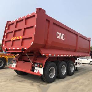Wholesale CIMC 196 Hydraulic Cylinder 24V 40T Tipper Semi Trailer from china suppliers