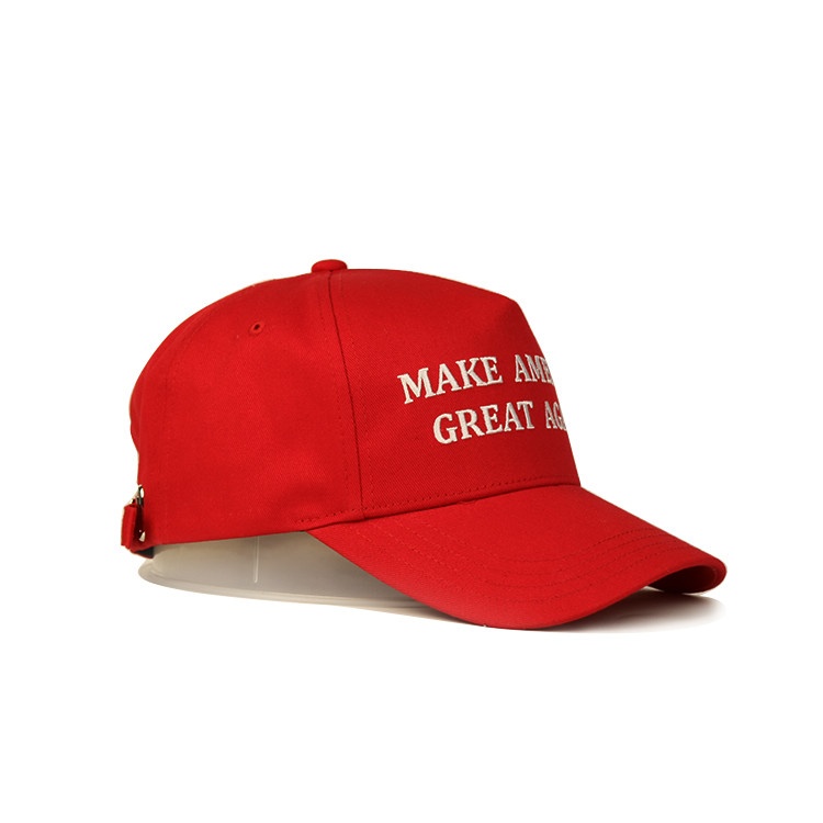 Unisex Metal Buckle 5 Panel Baseball Cap Cotton Adjustable Promotion