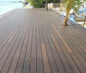 Wholesale Custom Real Wooden Bamboo Deck Tiles 1220 Kg/M³ Density 18mm Thickness from china suppliers