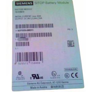 Wholesale SIEMENS 6EP1935-6MD11 SITOP BATTERY MODULE 24 V/3.2 AH WITH MAINTENANCE-FREE SEALED LEAD-ACID BATTERIES from china suppliers