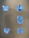 Loose Lab created Diamonds Blue Diamonds and jewelry Prime Source Asscher