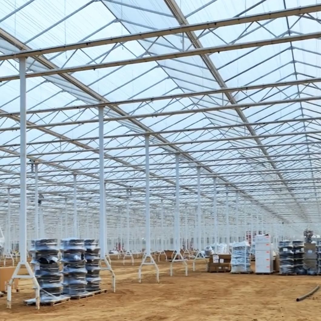 Glass Greenhouse for Growing Plants