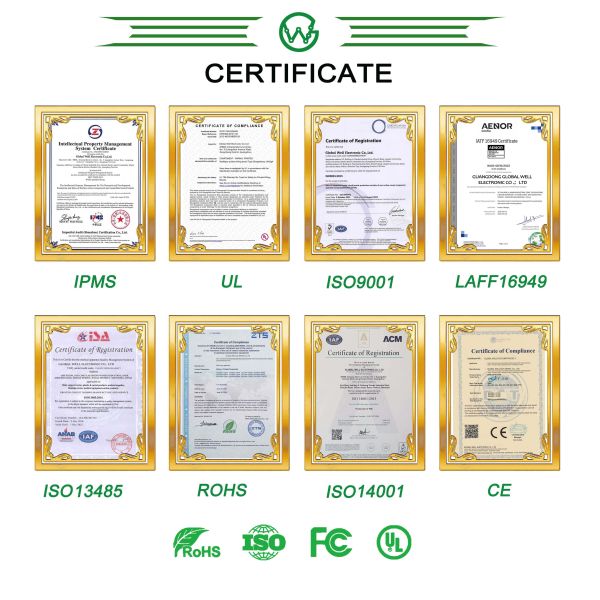 3.2mm Custom Keyboard PCB 10 Layers 5 Pin Hot Swap Keyboard