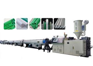 Wholesale 20-50mm Fast High Speed PE PP HDPE PVC PPR Mpp Plastic Water Gas Supply Drainage Solid Wall Pipe Hose Tube Making Machine Production Extrusion Line from china suppliers