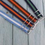 Nato Watchband Canvas Strap for Watch 18mm 20mm 22mm Nylon Accessories Stainless