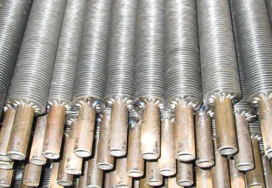 6000mm SA178 Spiral Type Aluminium Finned Tubes EN3834 standard