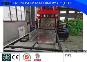 Wholesale Automatic Change Size Cable Tray Roll Forming Machine with hydraulic 10 ton decoiler 100-800mm size from china suppliers