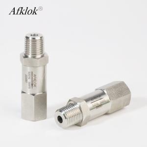 Wholesale 1/4 1/2 3/8 3/4 SS316 High Pressure One Way Check Valve Inlet Male Outlet Female for Air Compressor from china suppliers