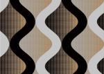 Curve Living Room Bedroom PVC Modern Removable Wallpaper For TV Background