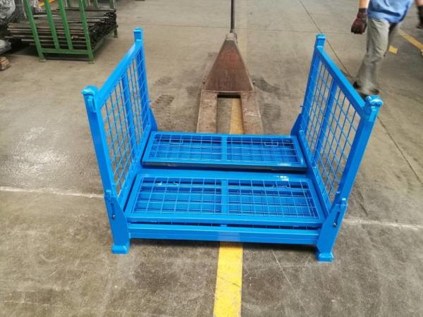 Roll Portable Cages Industrial Storage Cage Materials Handling Warehouse Full