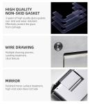 600-800mm Door Width Stainless Steel 304 Hydraulic Wall Glass Hinges for Shower