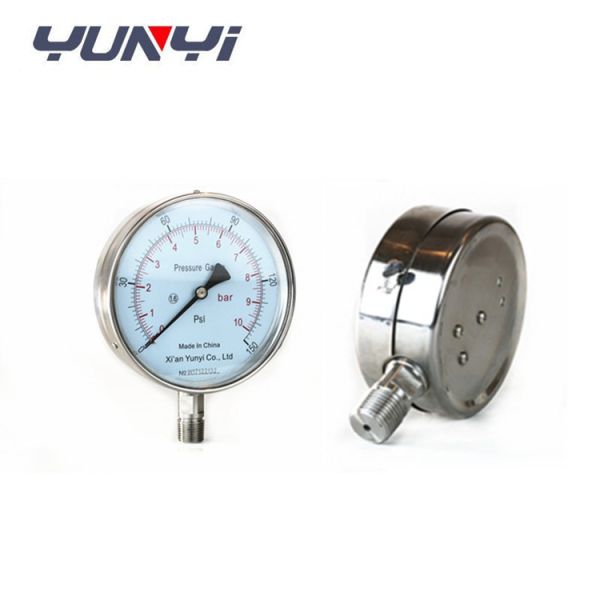 Stainless Steel 316L Air Pressure Gauge Industrial Digital Display Pressure Meter