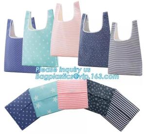 Wholesale Nylon Supermarket Folding Reusable Shopping Bags Grocery Tote Foldable Ripstop Polyester Shopping Bag BAGPLASTICS PACKAG from china suppliers