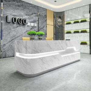 Wholesale NFS Leadership Office Front Desk Joint Seamless Office Counter Desk from china suppliers