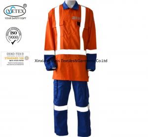 Wholesale Anti Arc Flash Fire Retardant Suit / Fire Retardant Boiler Suit With Reflective Trim from china suppliers