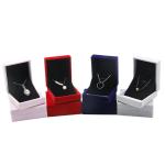 Pink Customized Size Hanhong Embossed Jewelry Packaging Box for My Necklace and
