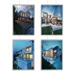 Brand Showcase Acrylic Slim Illuminated Crystals Led Lightbox